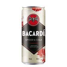 BACARDI SPICED AND COLA, Size: 1 Can