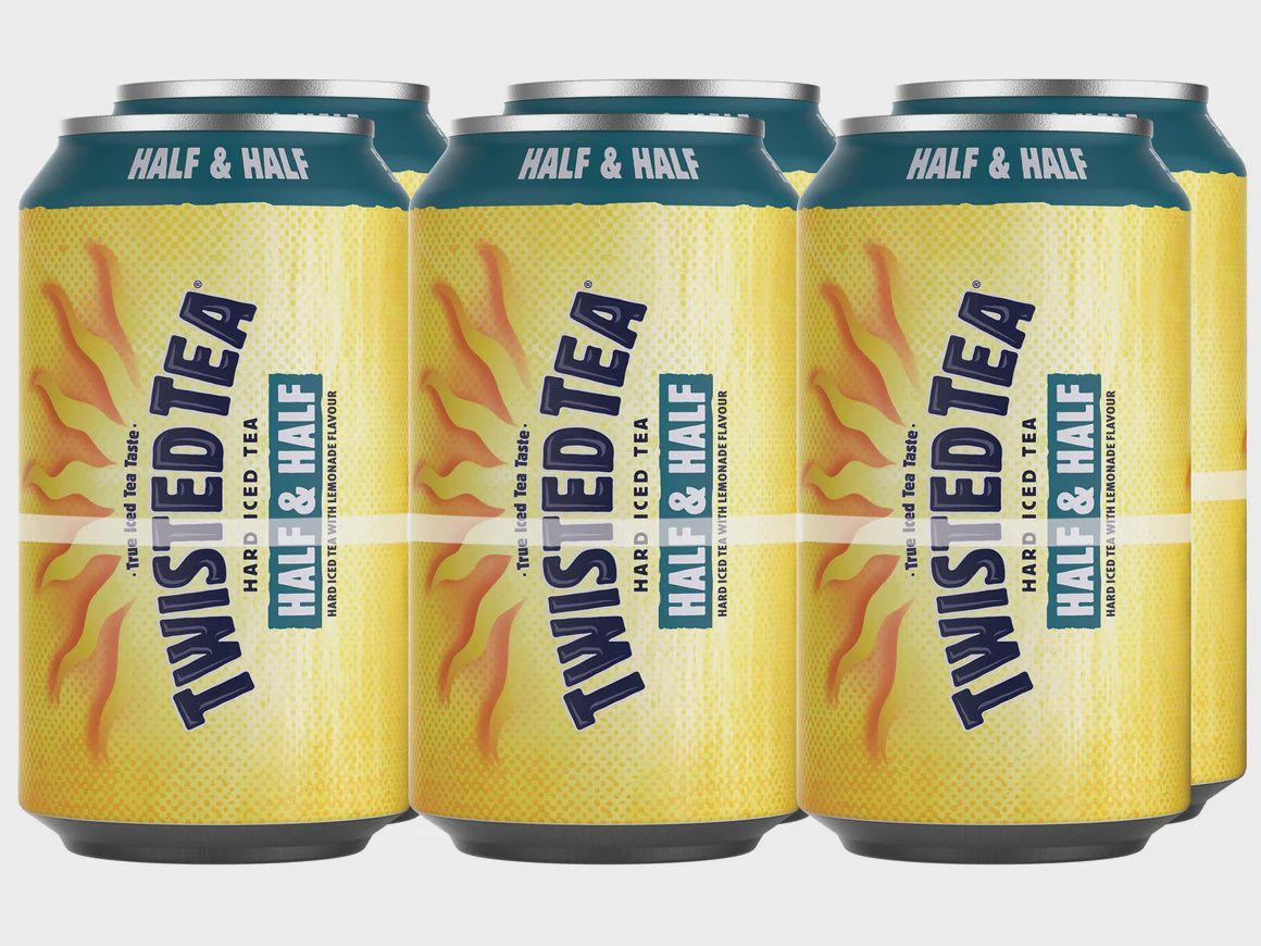 TWISTED TEA HALF &amp; HALF, Size: 6 Cans