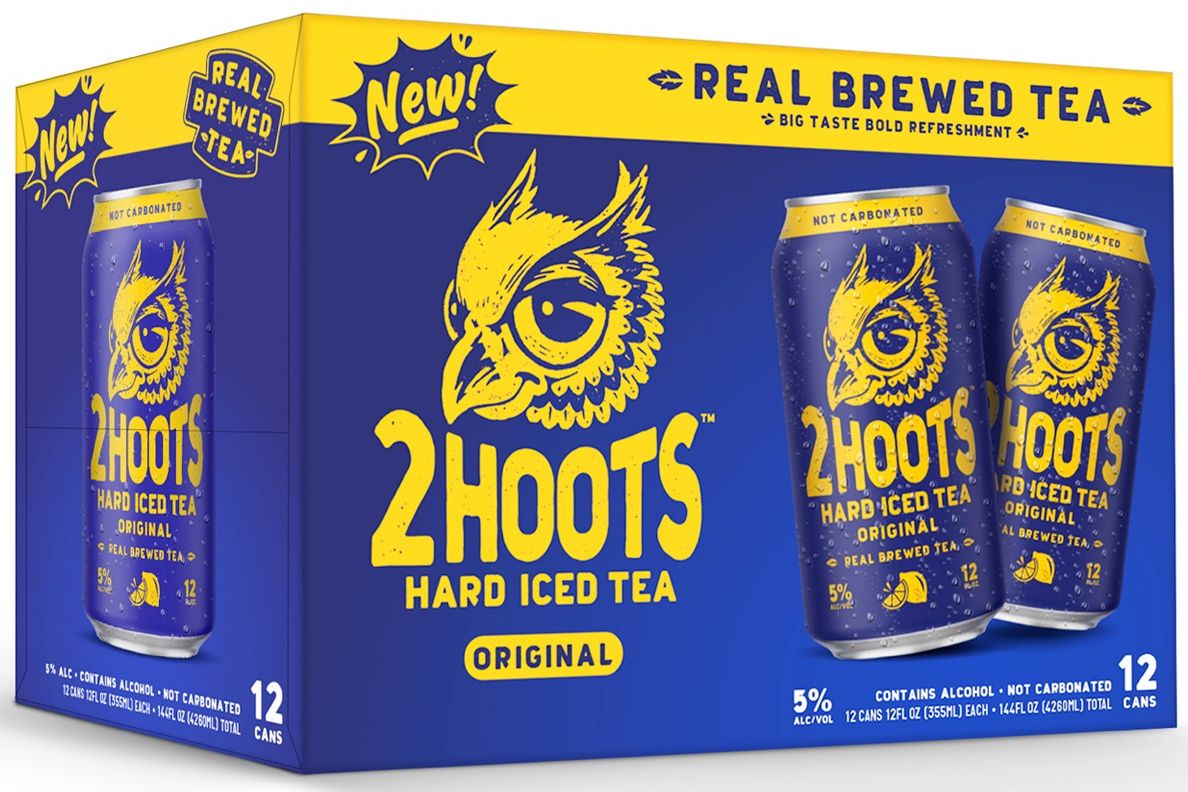 2 HOOTS HARD ICED TEA 12 PACK, Size: 12 Cans