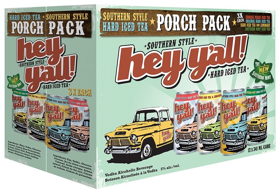HEY Y'ALL PORCH PACK, Size: 12 Cans