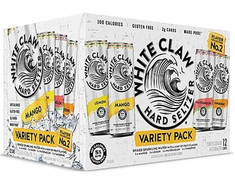 WHITE CLAW VARIETY PACK #2, Size: 12 Cans