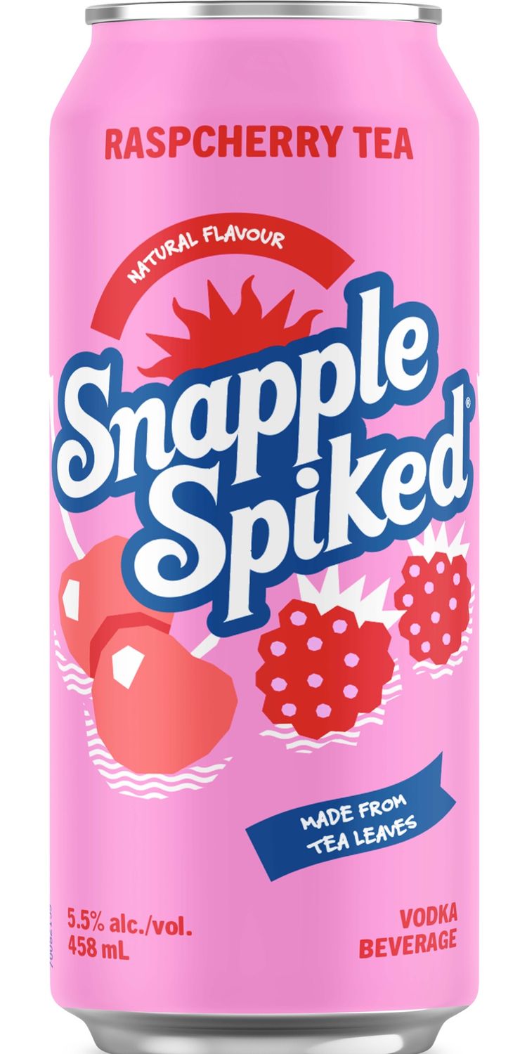 SNAPPLE SPIKED RASPCHERRY TEA VODKA, Size: 1 Can