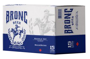 BRONC BEER, Size: 15 Cans