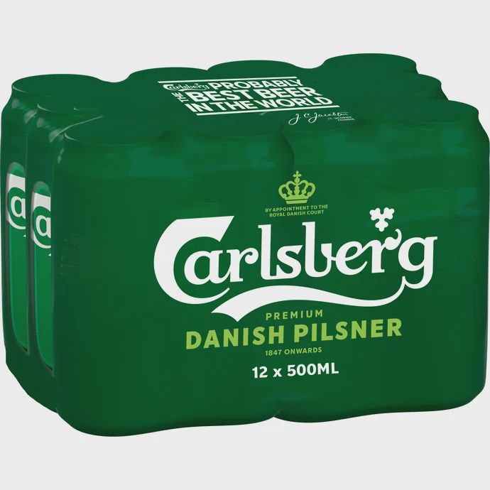 CARLSBERG PILSNER, Size: 12 Cans