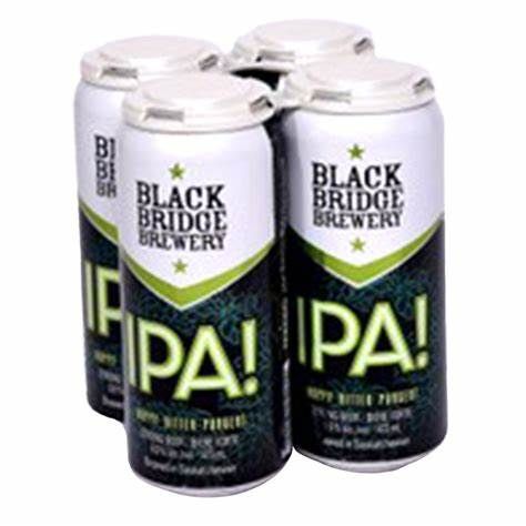 BLACK BRIDGE IPA!, Size: 4 Cans