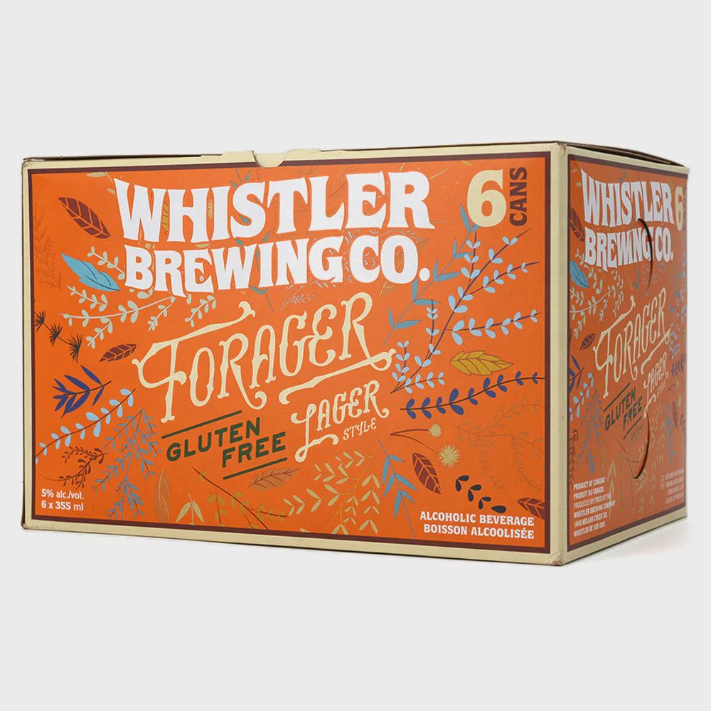 WHISTLER FORAGER GLUTEN FREE LAGER, Size: 6 Cans