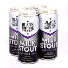 BLACK BRIDGE MILK STOUT, Size: 4 Cans