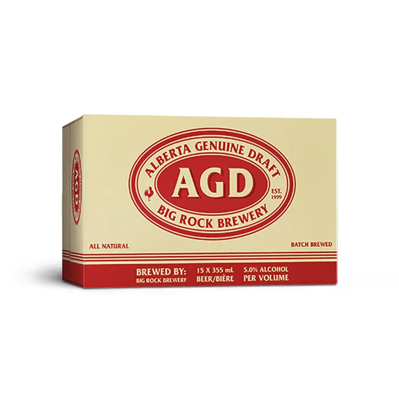 ALBERTA GENUINE DRAFT, Size: 15 Cans