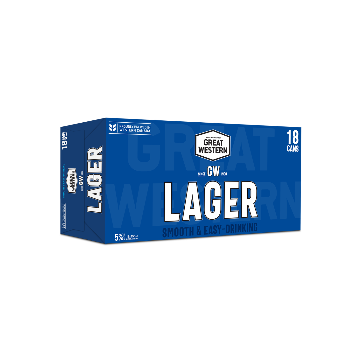 GREAT WESTERN LAGER, Size: 18 Cans