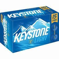 KEYSTONE LIGHT, Size: 15 Cans