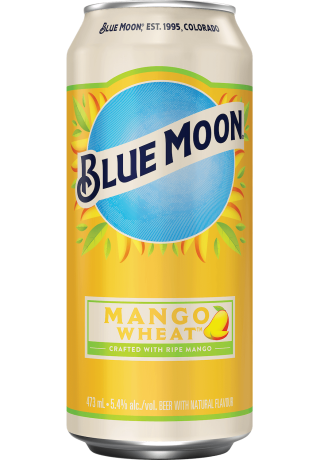 BLUE MOON MANGO WHEAT, Size: 4 Cans