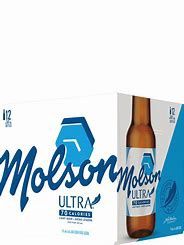 MOLSON ULTRA BOTTLES, Size: 12 Bottles