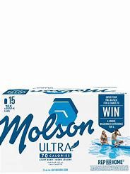 MOLSON ULTRA, Size: 15 Cans