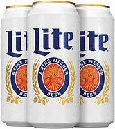 MILLER LITE, Size: 4 Cans