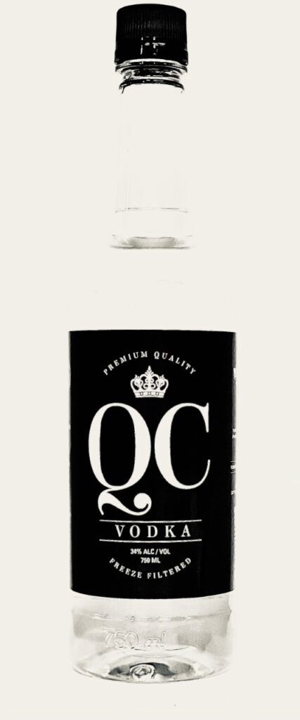QC Vodka, Size: 375 ml