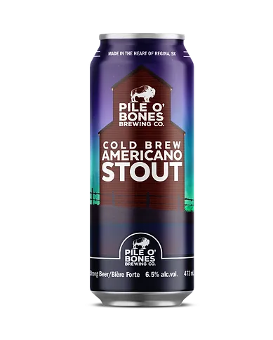 Pile O' Bones Americano Cold Brew, Size: 4 Cans