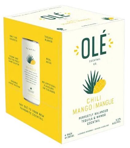 OLE COCKTAIL CHILI MANGO, Size: 4 Cans
