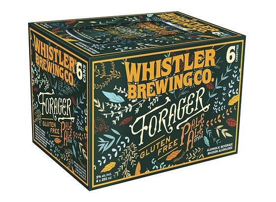 WHISTLER FORAGER GLUTEN FR PALE ALE, Size: 6 Cans
