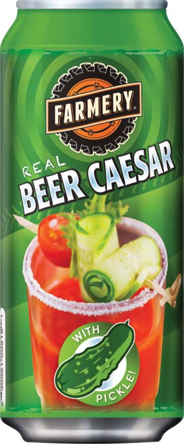 FARMERY BEER CAESAR WITH PICKLE, Size: 1 Can 473ml