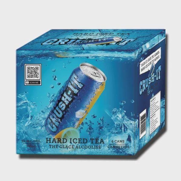 CRUSH IT HARD ICE TEA, Size: 6 Cans