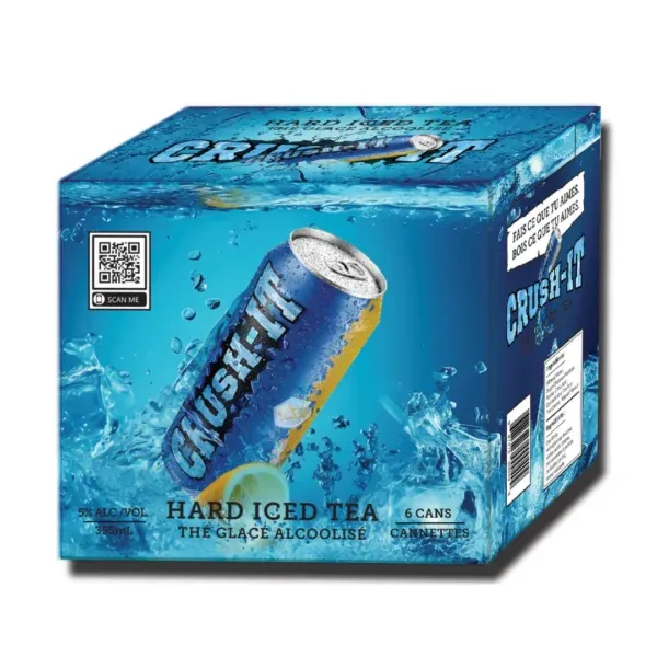 CRUSH IT HARD ICE TEA, Size: 6 Cans