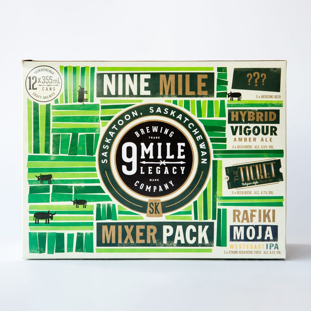 9 MILE LEGACY MIXER PACK, Size: 12 Cans