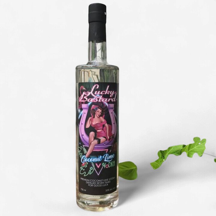 LUCKY BASTARD COCONUT LIME VODKA, Size: 750 ml