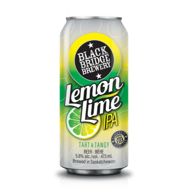BLACK BRIDGE LEMON LIME IPA, Size: 4 Cans