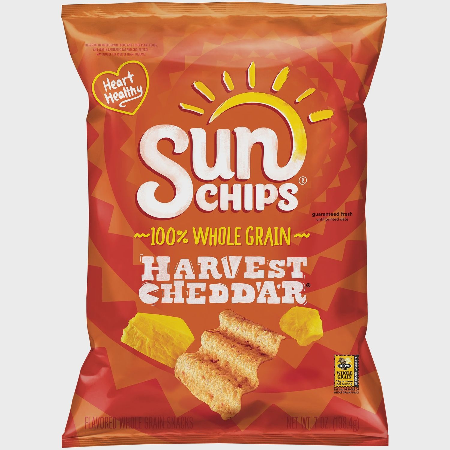 HARVEST CHEDDAR SUN CHIPS