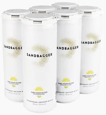 SANDBAGGER HARD SELTZER LEMON LIME, Size: 6 Cans
