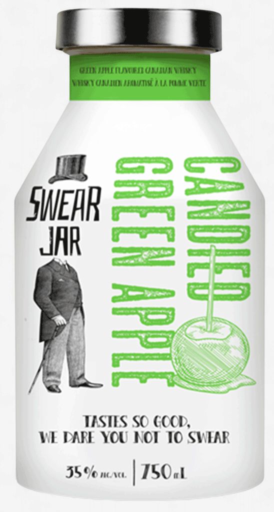 SWEAR JAR CANDIED GREEN APPLE, Size: 750 ml
