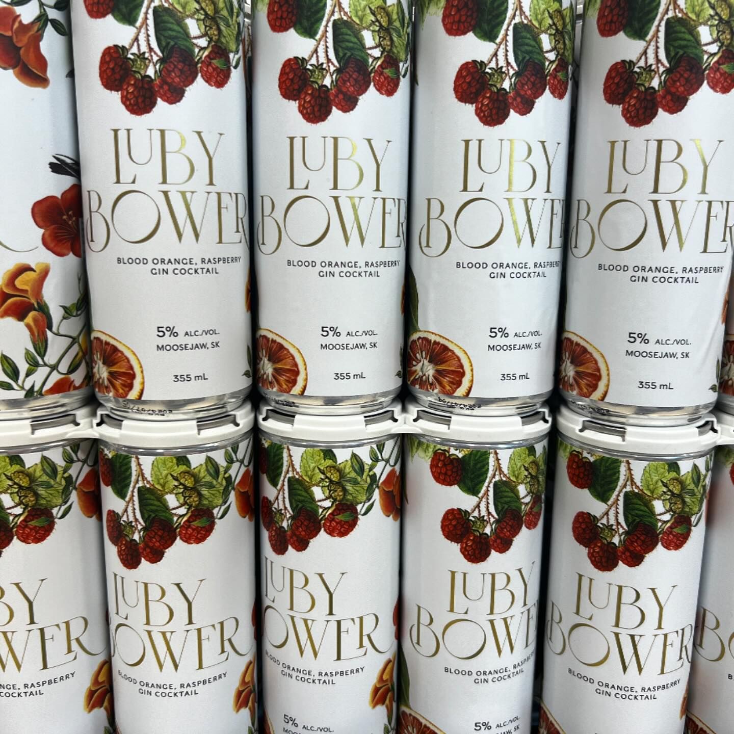 LUBY BOWER BLOOD ORANGE RASP GIN