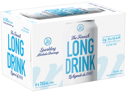 FINNISH LONG DRINK 0 SUGAR, Size: 6 Cans