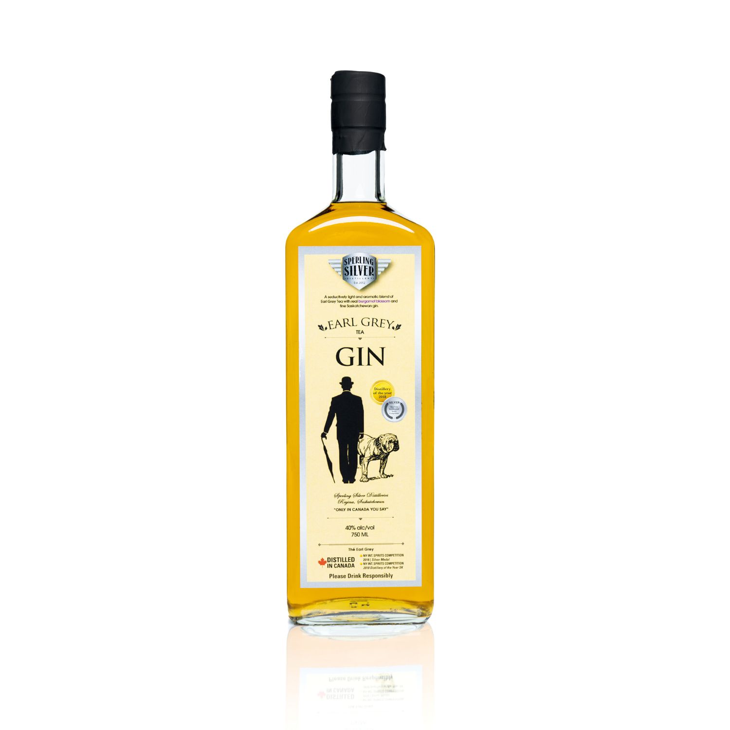 EARL GREY TEA GIN, Size: 750 ml