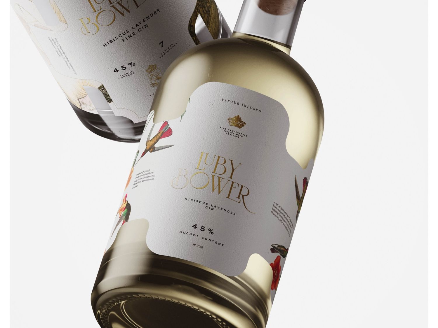 LUBY BOWER HIBISCUS LAVENDER GIN