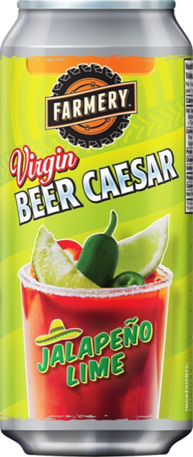 FARMERY VIRGIN BEER CAESAR JALEPENO LIME, Size: 473 ml