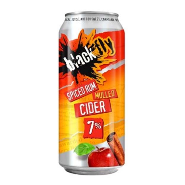 BLACK FLY SPICED RUM CIDER, Size: 1 Can