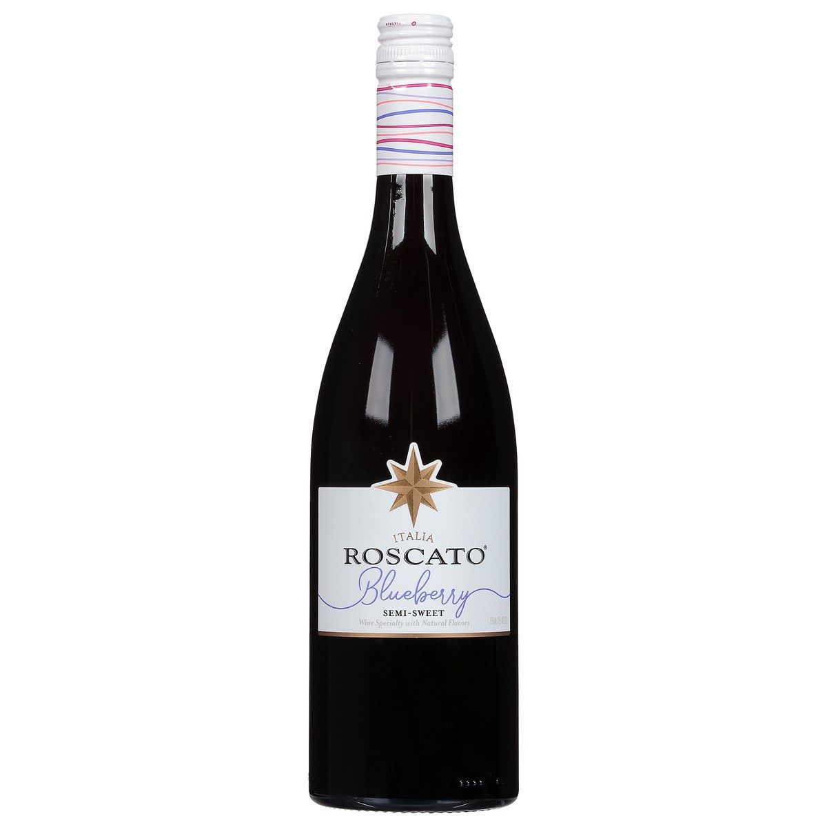 ROSCATO BLUEBERRY SEMI SWEET, Size: 750 ml