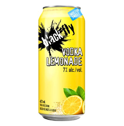 BLACK FLY VODKA LEMONADE, Size: 1 Can 473ml