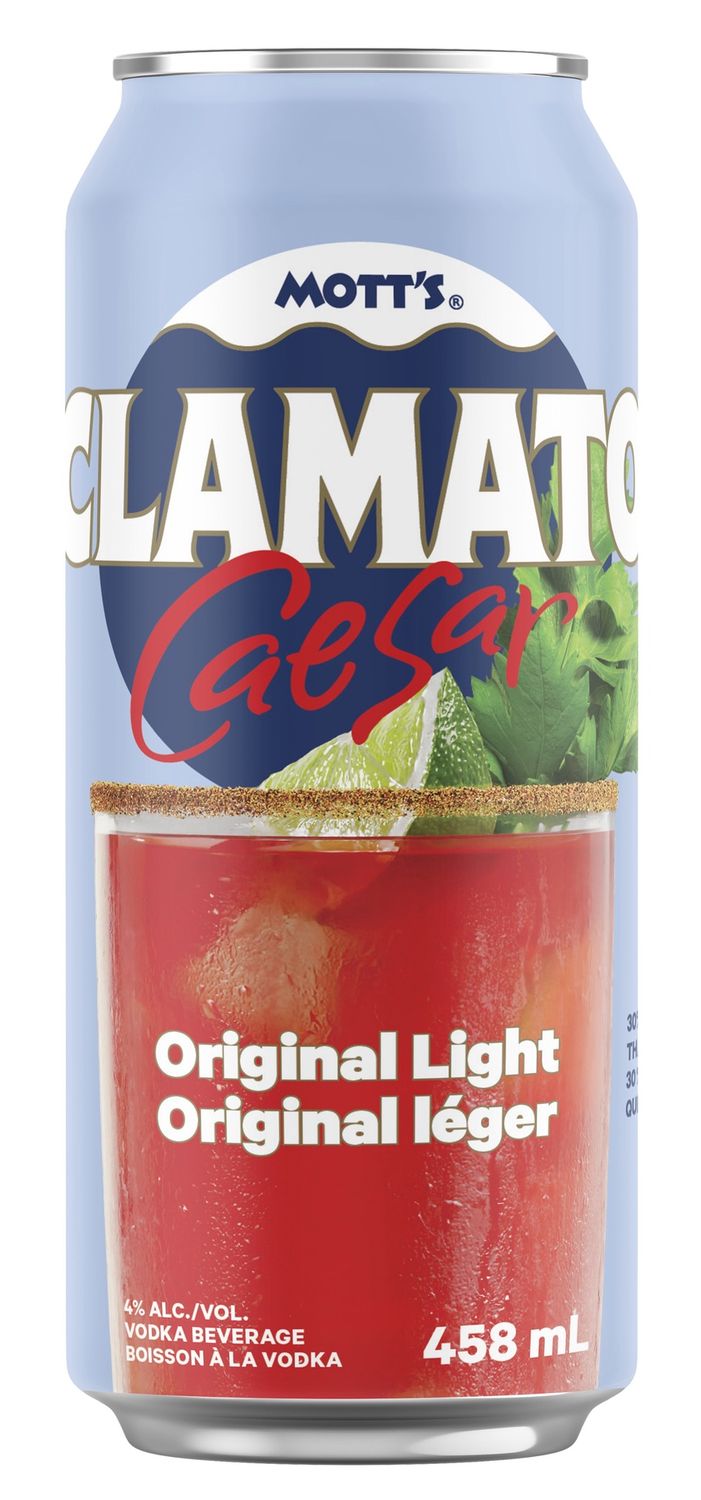 MOTT'S CLAMATO ORIGINAL LIGHT, Size: 1 Can 473ml