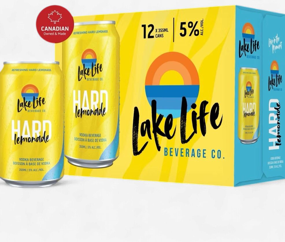 LAKE LIFE LEMONADE, Size: 12 Cans
