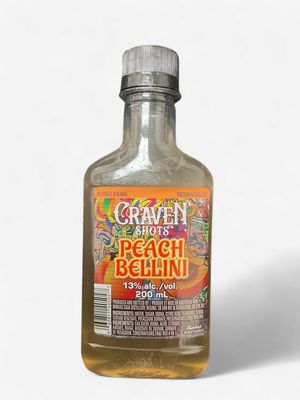 Craven Shots Peach Bellini 200ml P