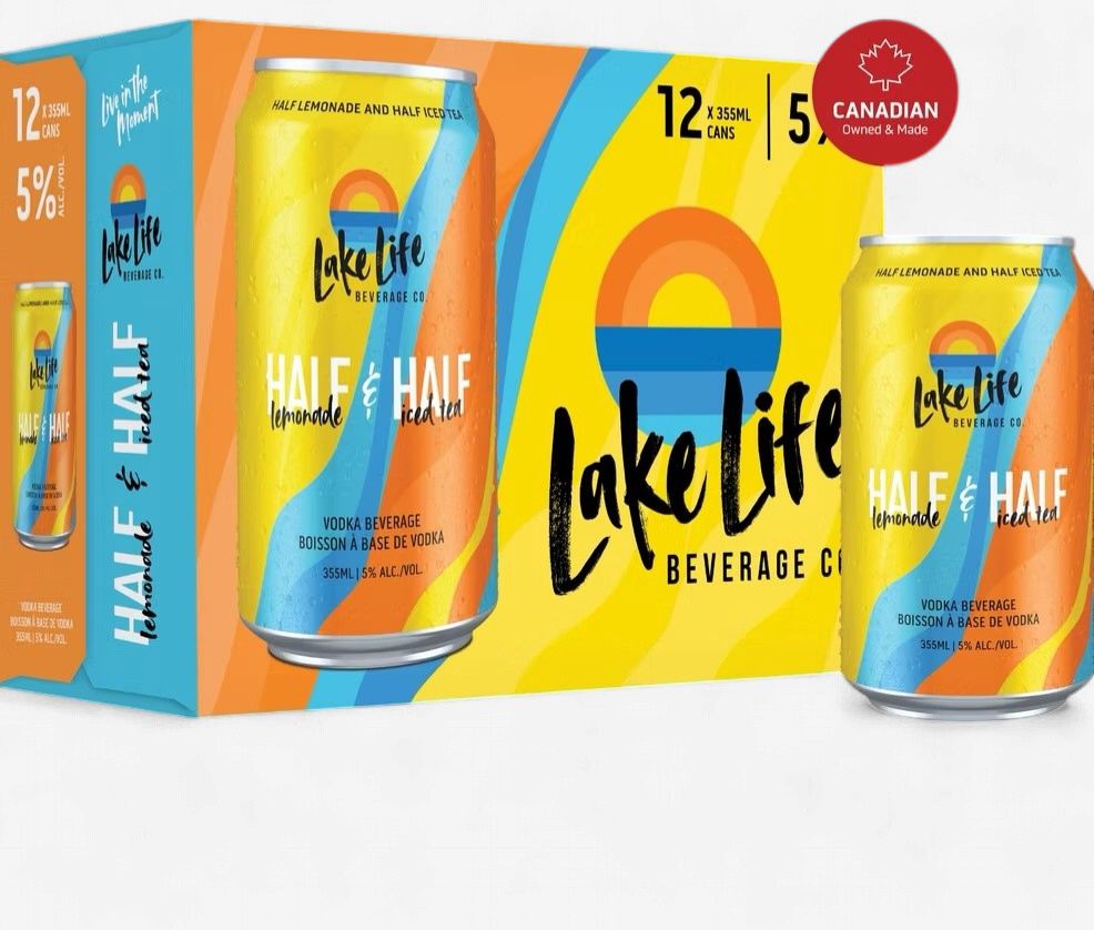 LAKE LIFE HALF &amp; HALF, Size: 12 Cans