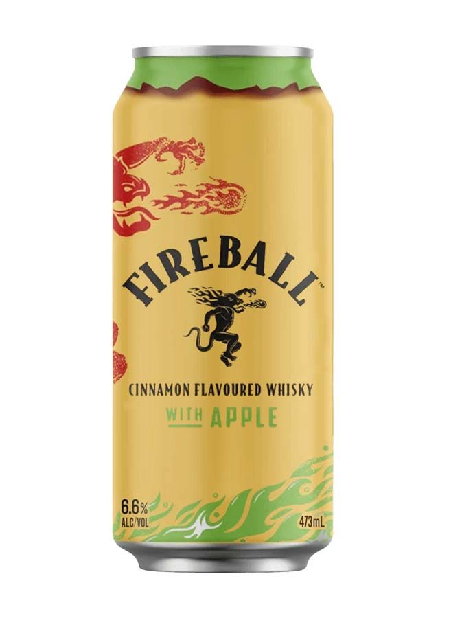 FIREBALL APPLE CINN WHISKY, Size: 1 Can