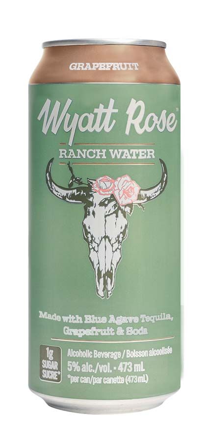 WYATT ROSE RANCH WATER GRAPEFRUIT, Size: 1 Can