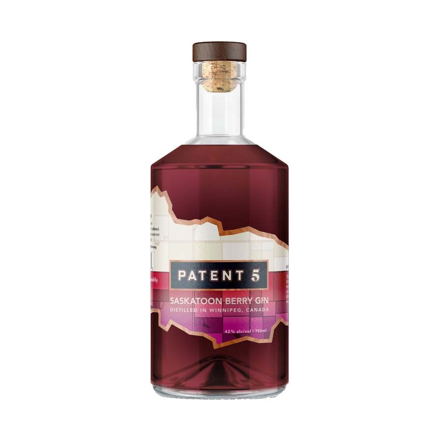 PATENT 5 SASKATOON BERRY GIN, Size: 750 ml