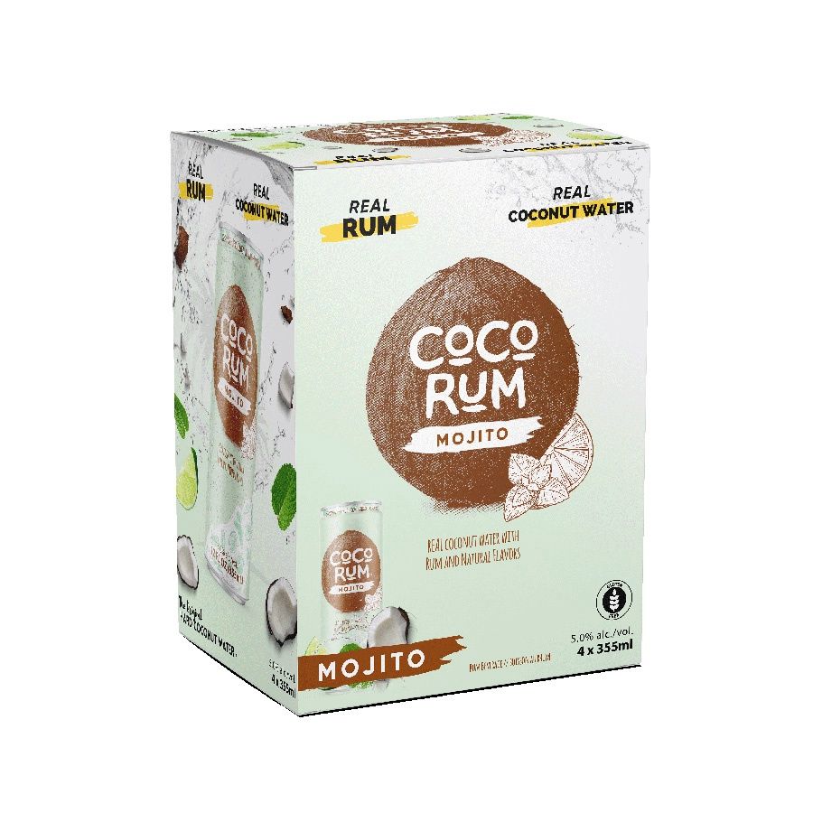COCO RUM MOJITO, Size: 4 Cans