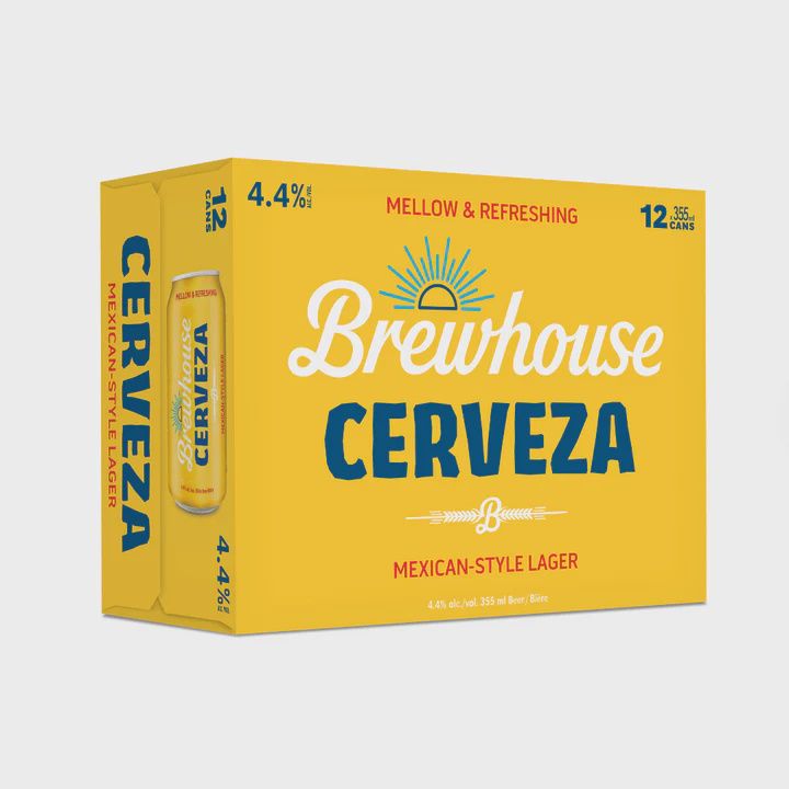 BREWHOUSE CERVEZA, Size: 12 Cans