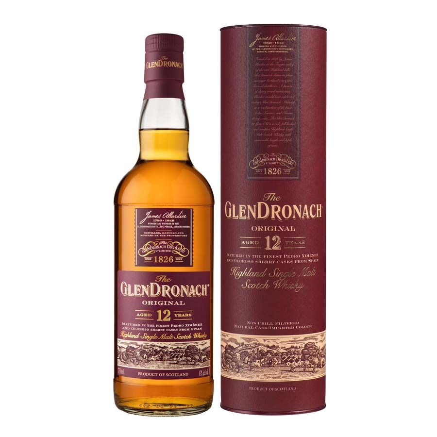 BENRIACH GLENDRONACH ORIGINAL 12 YR, Size: 750 ml