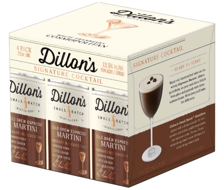 DILLON'S ESPRESSO MARTINI, Size: 4 Cans